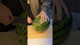 Must Try Fresh Korean Watermelon Juice  fruit cutting skills shortsvideo [upl. by Airlie]