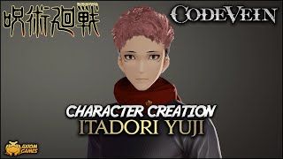 Code Vein  Itadori Yuji Character Creation Jujutsu Kaisen [upl. by Oberstone818]