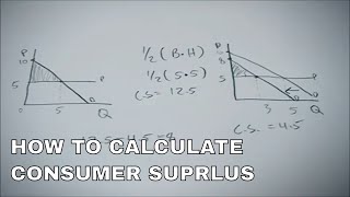 How to Calculate Consumer Surplus [upl. by Juley848]