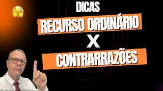 2 fase oab Trabalho  Recurso Ordinário x Contrarrazões [upl. by Asirac]