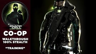 Splinter Cell Chaos Theory COOP Walkthrough  100 Stealth  Part 1 quotTrainingquot  CenterStrain01 [upl. by Kiraa]