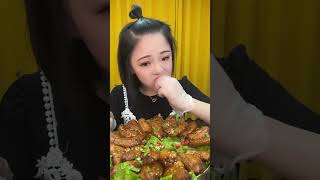 ASMR MUKBANG Sizzling Spicy Pork Belly with Irresistible Crunch Sounds 🎧🔥🥩 ASMRfood mukbang [upl. by Enyalaj]