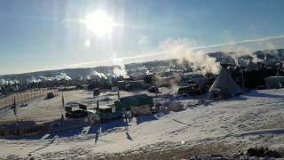 Oceti Sakowin camp  Standing Rock  dec 2016 [upl. by Imuya]