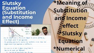 Substitution Effect and Income Effect Meaning  Diagram  Simple Numerical Example  21 [upl. by Lewanna]