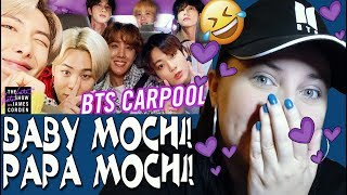 BTS Carpool Karaoke REACTION ReUpload [upl. by Aneehsirk]