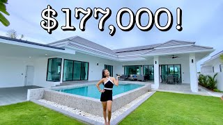 6390000 THB 177000 Brand New Luxury Villa in Hua Hin Thailand [upl. by Gardie]