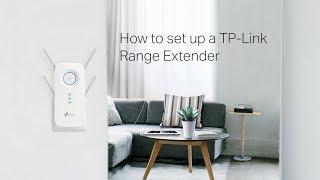 How to set up a TPLink Range Extender No BGM [upl. by Redvers]