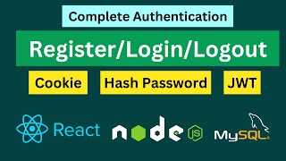 Build a FullStack Authentication App With React Node Express MySQL  Login Registration Logout [upl. by Clair]