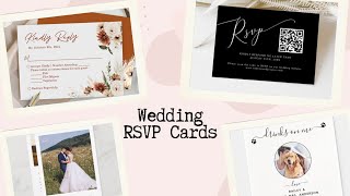 Wedding RSVP Cards [upl. by Sharl]