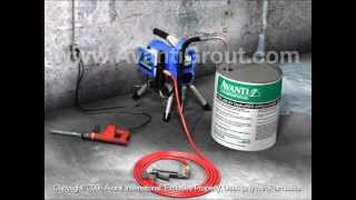 Concrete Crack Injection with Pump [upl. by Goodill]