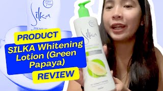 SILKA Green Papaya Skin Lightening amp Brightening Lotion  Skincare Review  0252 [upl. by Tanberg185]