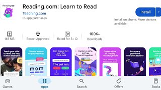 How To Install Reading Com Learn To Read Apps  How To Download Reading Com Learn To Read Apps [upl. by Shalne]