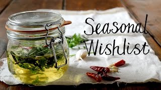 自家製ハーブビネガーの使い方とサワードレッシングづくり  Homemade Herb Vinegar amp Vinaigrette Dressing 【SEASONAL WISHLIST】 [upl. by Hcib]