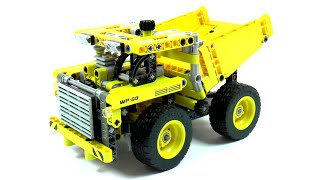 Lego Technic 42035 Mining Truck Speed Build And Review [upl. by Aicul]