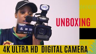 DVC KOMERY Camcorder 4K Ultra HD Camera Camcorder 64MP Streaming Unboxing [upl. by Bornstein]