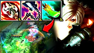 RIVEN TOP IS THE PERFECT CHAMP TO 1V9 MY 1 FAVORITE BUILD  S13 Riven TOP Gameplay Guide [upl. by Riplex]