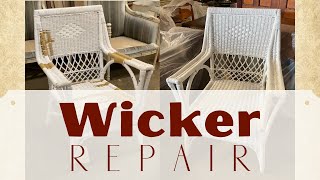 Wicker Furniture Restoration  Wicker Repair [upl. by Stinky541]