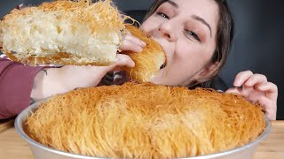 Galaktoboureko Kataifi  ASMR  Böreği  Syrupy  Mukbang [upl. by Aiet]