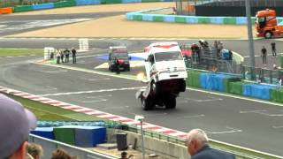 Grandprix Camions Magnycours 2012  show Patrick Bourny vidéo 1 [upl. by Yentruok251]