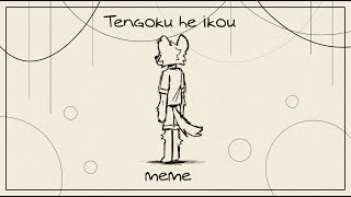 Tengoku He Ikou Lets go to heaven meme animation flipaclip [upl. by Aylmer561]