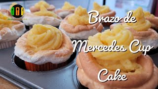 BRAZO de MERCEDES CUP CAKE  QUICK and EASY BAKING [upl. by Rempe]