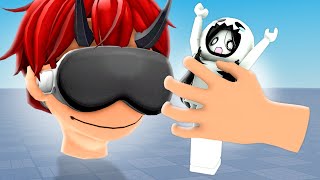 ROBLOX com VR é OUTRA PARADA [upl. by Repsag]