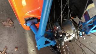 WAW Velomobile 2016 Rear Suspension [upl. by Renelle]