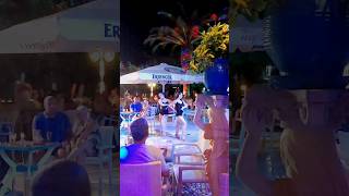 👯‍♀️🍹Latin night at Golden Beach Snack Bar Moraitika Corfu Greece greece corfu [upl. by Ardekahs]