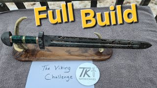 Full build of this beautiful viking sword for the YouTube Viking Challenge [upl. by Haggai]