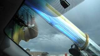 How to Repair a Long Crack in a Windshield by Crack Eraser [upl. by Ecital]