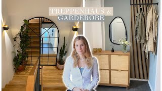 DIY Garderobe und Treppenhaus gestalten  New Home Serie Teil 3 [upl. by Nievelt]