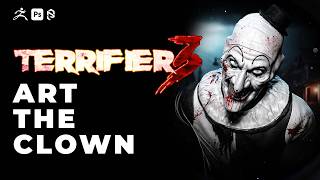 3D modeling The Terrifier in 20 minutes zbrush storytelling [upl. by Yrol565]