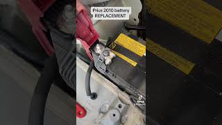 Prius 2010 12 volt battery replacement procedure DIY prius [upl. by Ilario973]