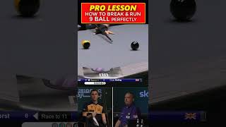 Pro Lesson ▸ How To Break amp Run 9 Ball Perfectly [upl. by Whall832]