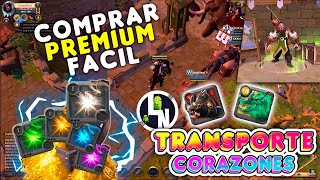 Transporte de Corazones 🔥 Como Hacer Silver Fácil en Albión Online ✔ Comprar Premium Rápido 2023 [upl. by Gian950]