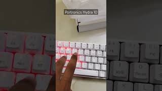 Portronics hydra 10 unboxing and key sound portronics keyboard unboxing satisfying [upl. by Nwahsel]