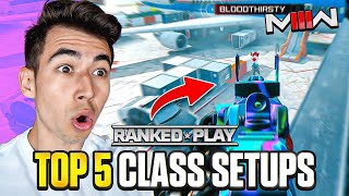 TOP 5 NEW META CLASS SETUPS in Modern Warfare 3 RANKED PLAY Best Class Setups [upl. by Orelle]