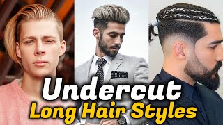 7 Undercut Long Hair Styles For Men 2024 Try These [upl. by Sergent]