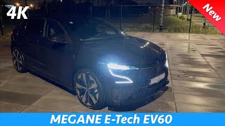 Renault Megane ETech EV60 2023  Night Review in 4K Charing OTA Updates Ambient Lights [upl. by Lubbock742]