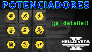 Helldivers 2 Potenciadores al detalle [upl. by Asyl]