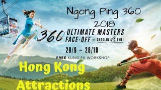 Kungfu kids fighting Ngong Ping 360  USV [upl. by Nissie432]