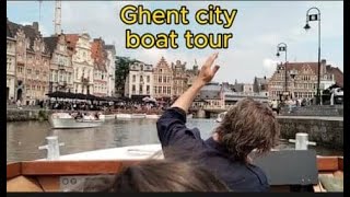 Ghent city  boat tour [upl. by Isaiah]