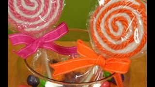 How To Make Lollipop Ornaments on Hands On Crafts for Kids 14112 [upl. by Trumaine]