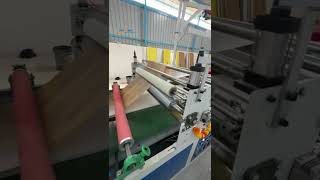 Plastic PVC WPC MDF door board lamination machine PVC film wrapping machine for door panel machine [upl. by Mast]