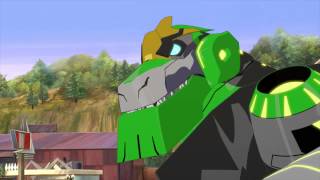 Transformers Robots in Disguise Grimlock vs Underbite [upl. by Estevan]