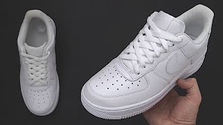 How to Diamond Lace Nike Air Force 1s  Nike Air Force 1 Diamond Lace styles [upl. by Anide801]