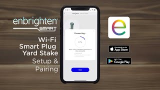 74517 Enbrighten Outdoor WiFi Smart Plug Yard Stake  Setup amp Pairing [upl. by Cummins]