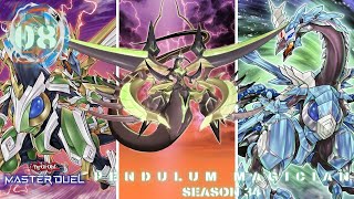 Yu Gi Oh Master Duel  Season 34  08  Pendulum Magician  Supreme King ZARC [upl. by Ful]