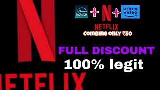 Netflix account cheap  ott at cheap price  Hotstar Sony liv  Disney HOTSTAR  prime video [upl. by Henryetta108]