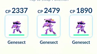 All Different Genesect in Pokemon Go [upl. by Tarabar348]